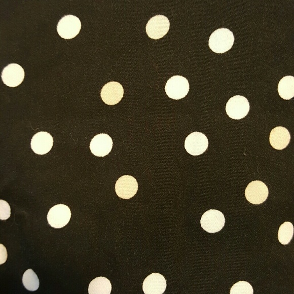 WHBM Black Polka Dot Shorts 6 - Picture 2 of 5
